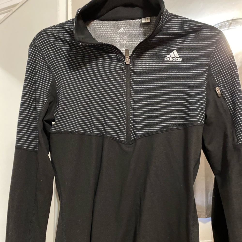 Adidas track jackets clima cool zip up
